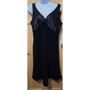 Vintage Evan-Picone Little Black Dress 14 Petite Size